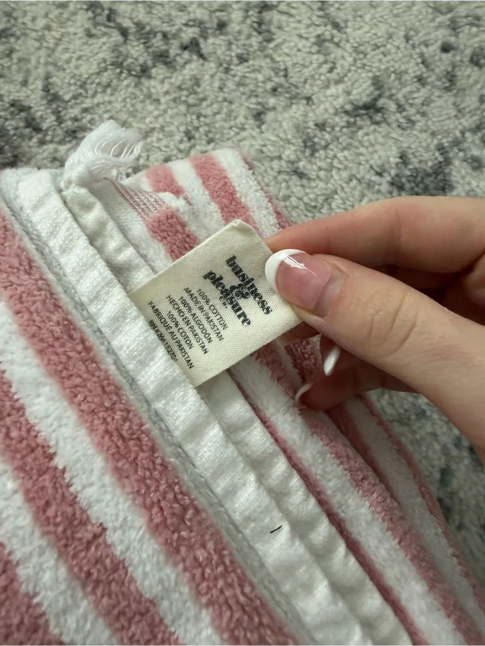 business & pleasure The Beach Blanket Lauren's Pink Stripe